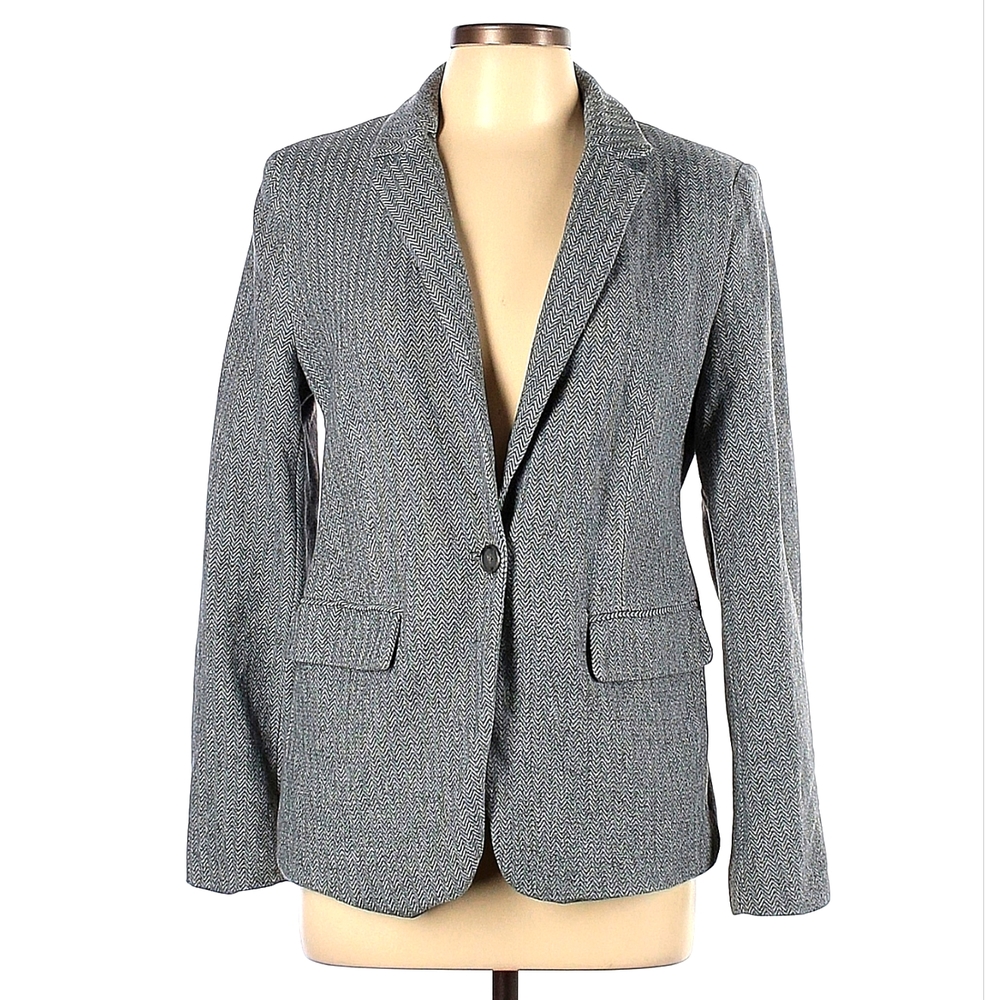 LOFT Grey Blazer (Size 10)